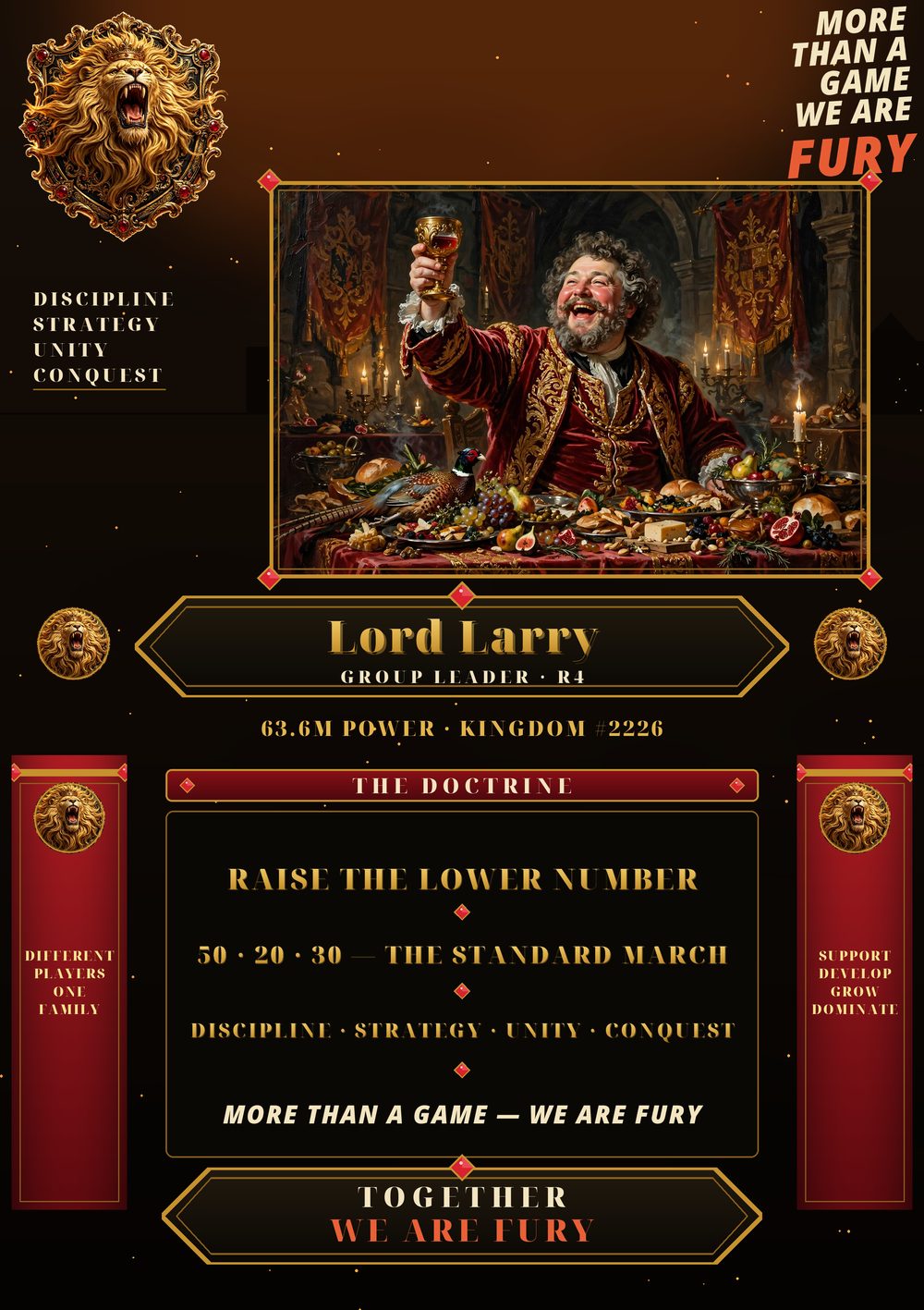 Lord Larry — plakát Síně slávy aliance