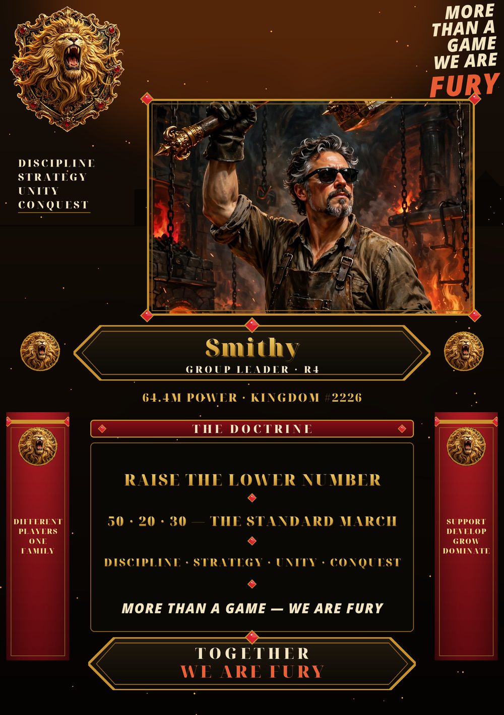 Smithy — plakát Síně slávy aliance